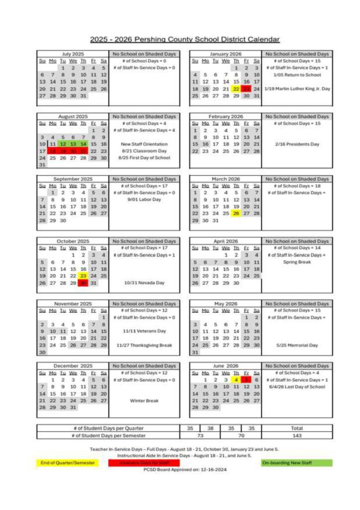 Pershing County School District
