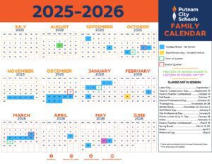 putnam city schools calendar