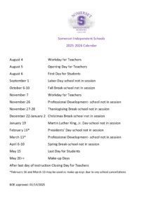 Somerset Independent Schools 25-26