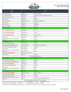 Tooele County School District calendar