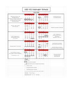 USD 431 Hoisington Schools 25-26 calendar