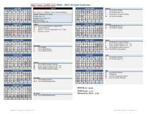 USD353 calendar