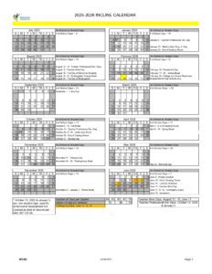 Washoe County School District 25-26, 1 calendar