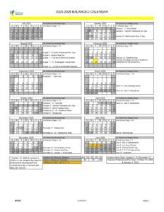 Washoe County School District 25-26, 1 calendar