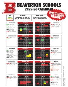 Beaverton Schools mi calendar
