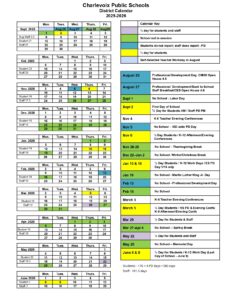 Charlevoix Public Schools mi calendar
