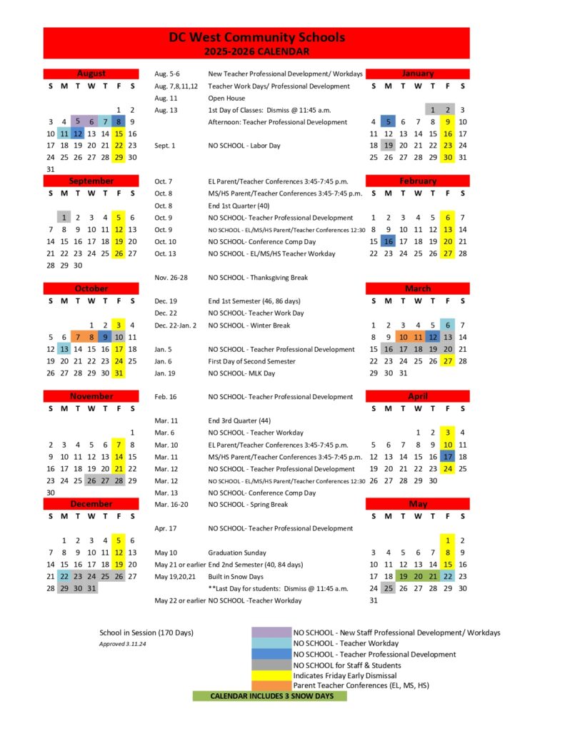 DC West Community Schools 25-26