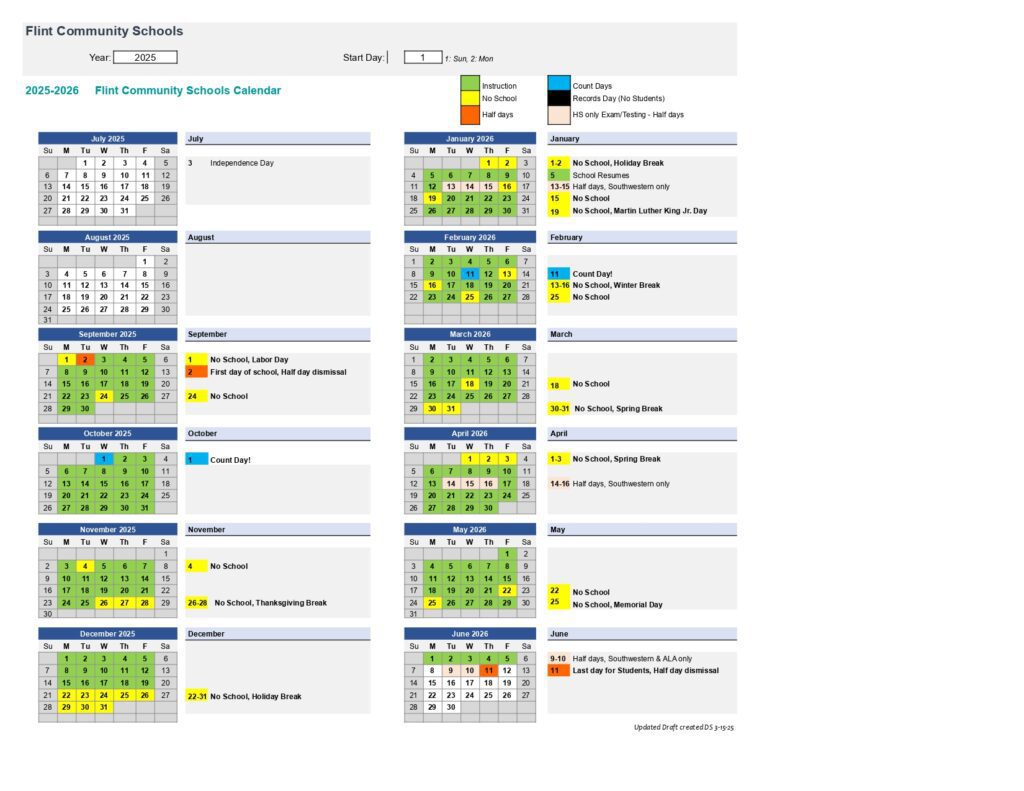 Flint Community Schools,25-26