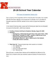 Holly Area Schools mi