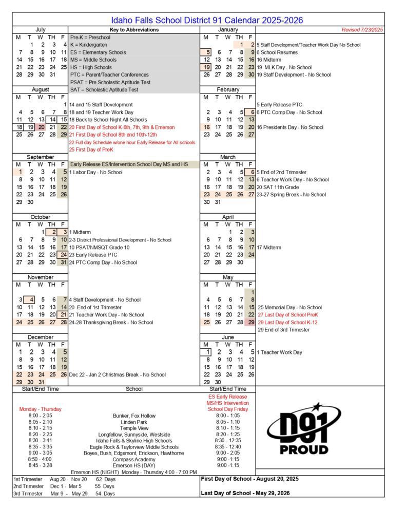 Idaho Falls School District 91