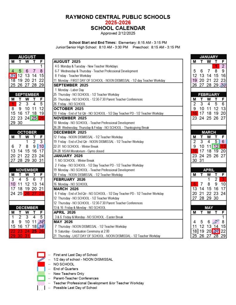 Raymond Central Public Schools