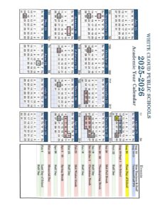 White Cloud Public Schools calendar
