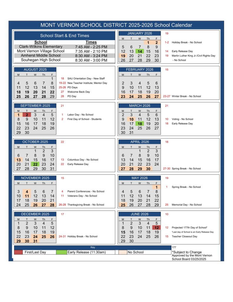 sau39 calendar