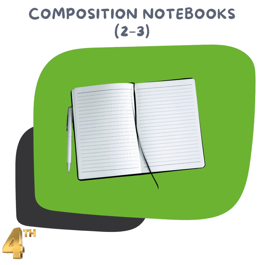 Composition Notebooks (2) – For writing journals and creative projects