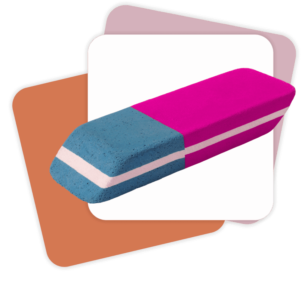 Erasers (large or pencil-top) – To fix mistakes neatly
