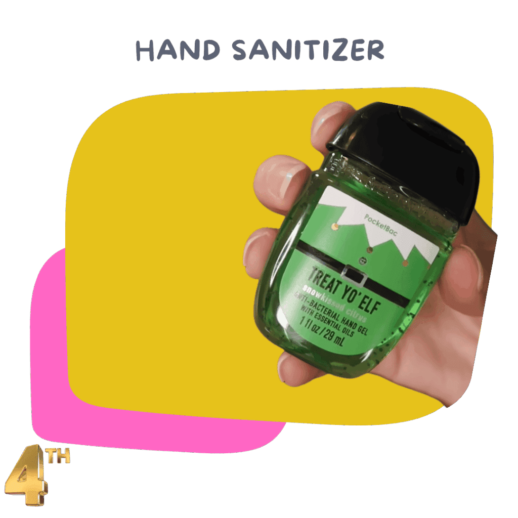 Hand Sanitizer (small bottle) – Promotes daily cleanliness