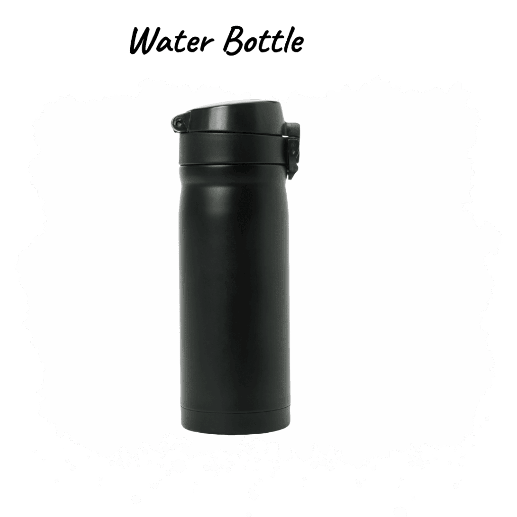 Water Bottle (reusable, labeled) – Keeps students hydrated during lessons