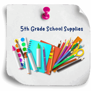 5th grade school supply list