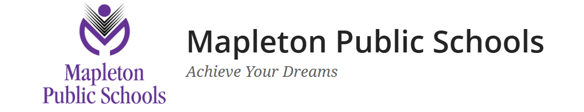 Mapleton Public Schools 26-27 Calendar Updates Logo