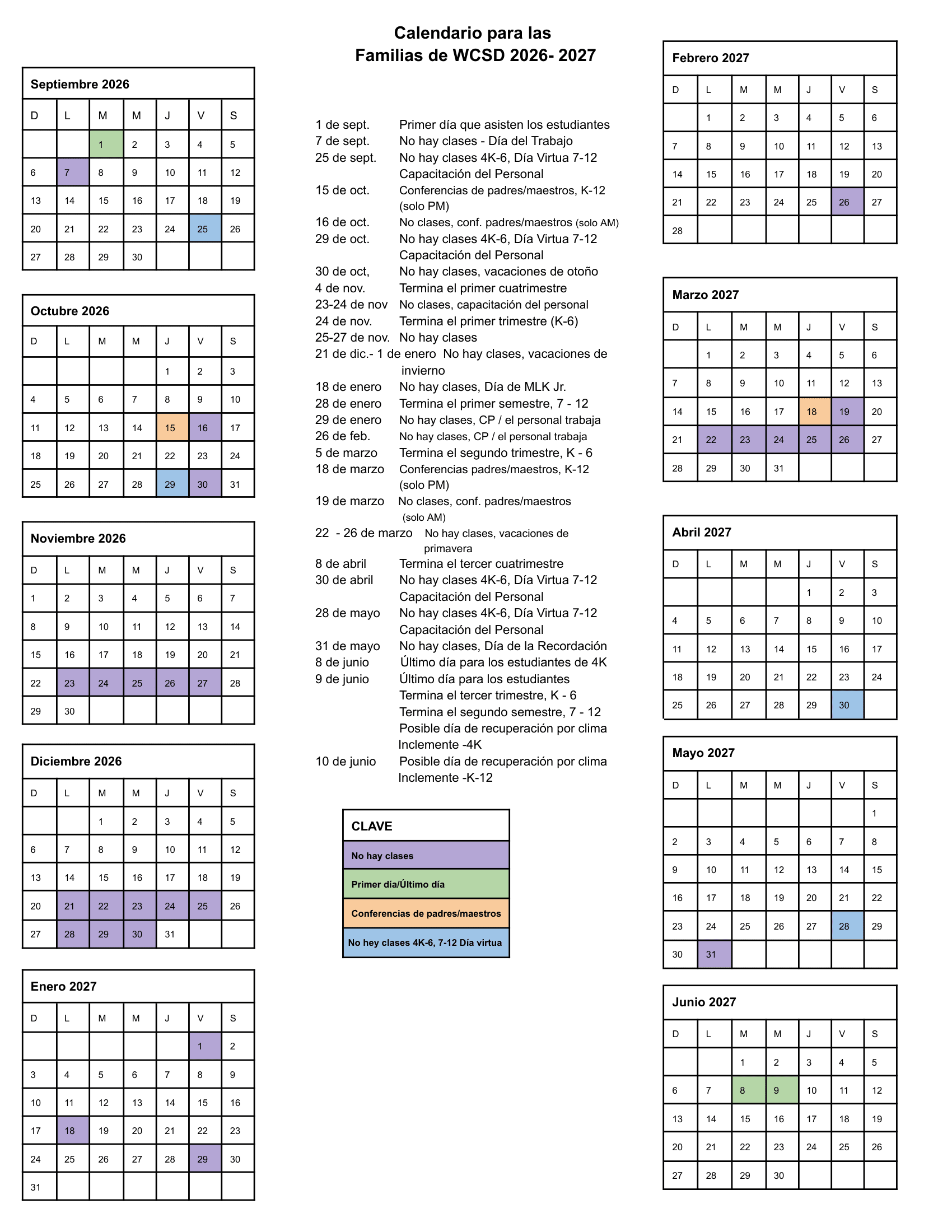 Waunakee Community School District 26-27 Updates