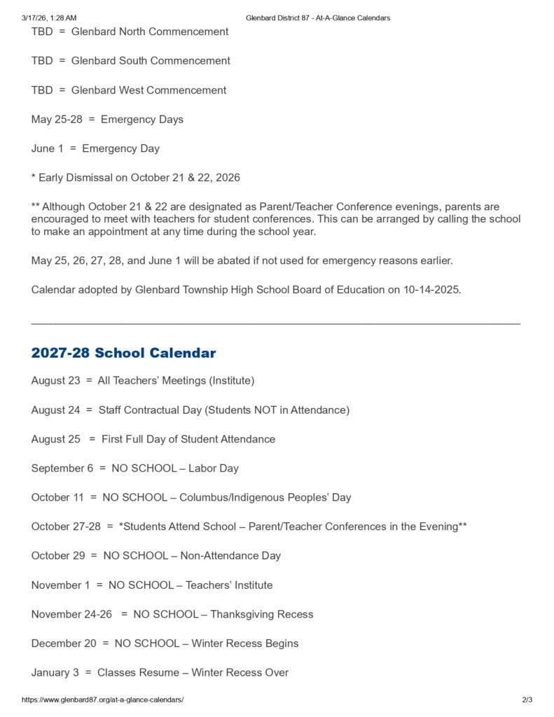 Glenbard District 87 - At-A-Glance Calendars 26-27_page-0002