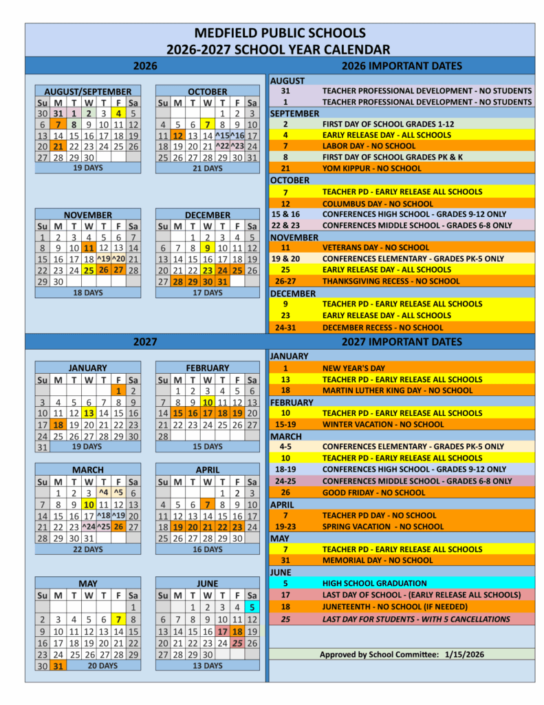 Medfield Public Schools 26-27 Calendar (1)