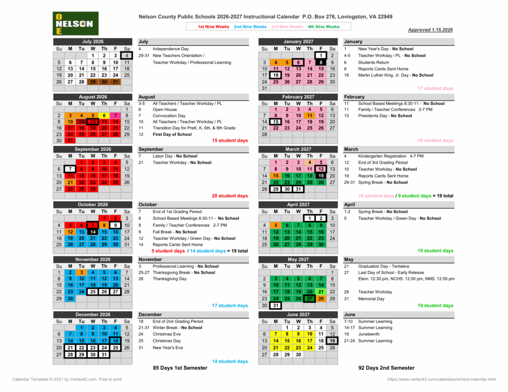 Nelson County Public Schools 26-27 Calendar (2)
