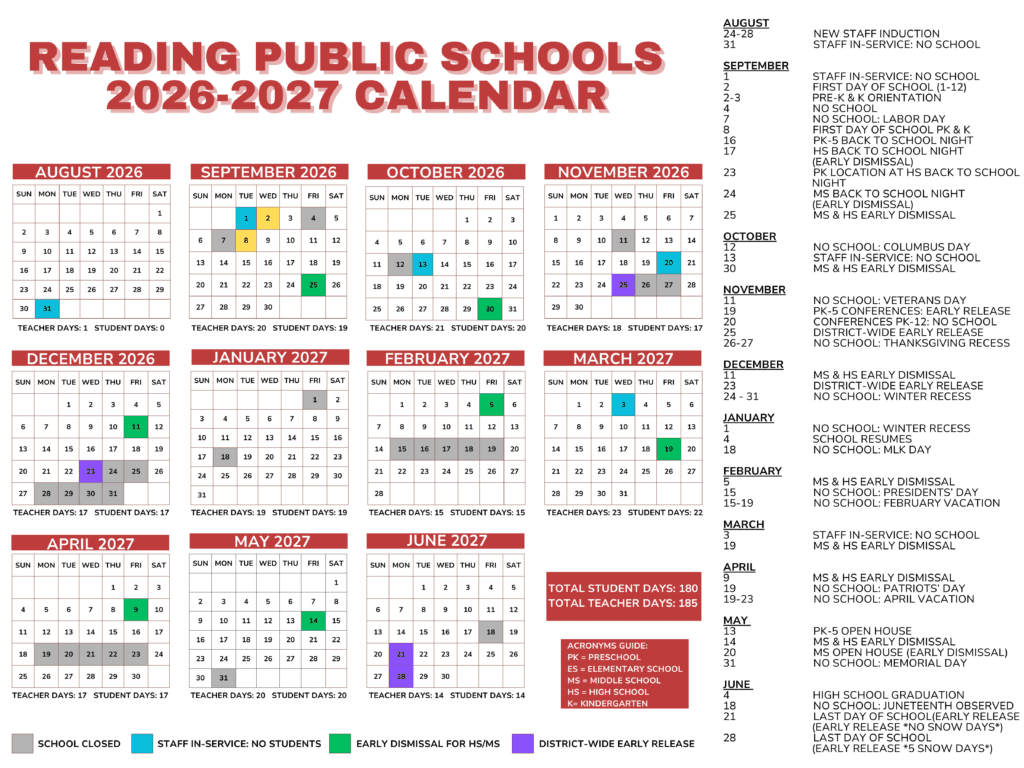 Reading Public Schools 26-27 Calendar (1)