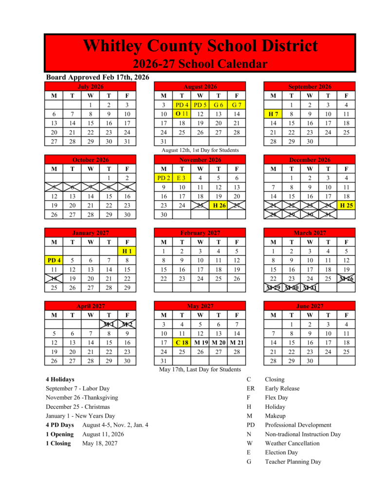Whitley County School