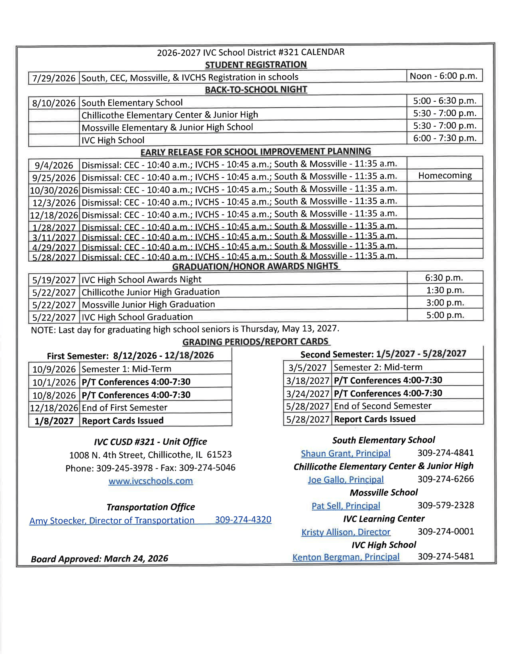 IVC School District #321 Calendar 26-27 pdf
