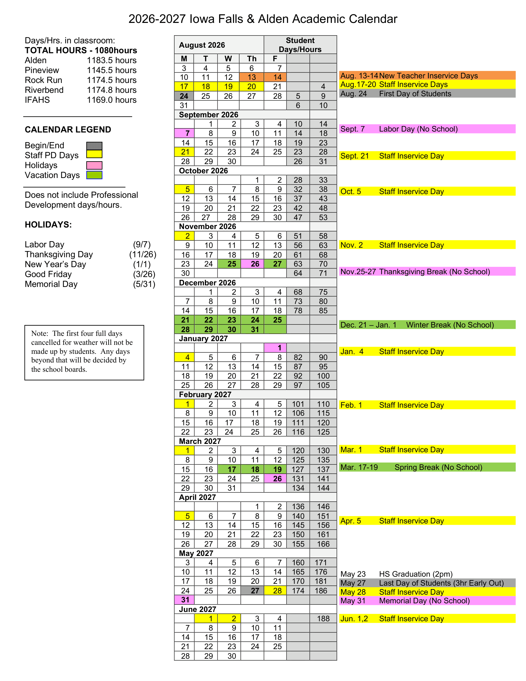 Iowa Falls & Alden Calendar 26-27 pdf