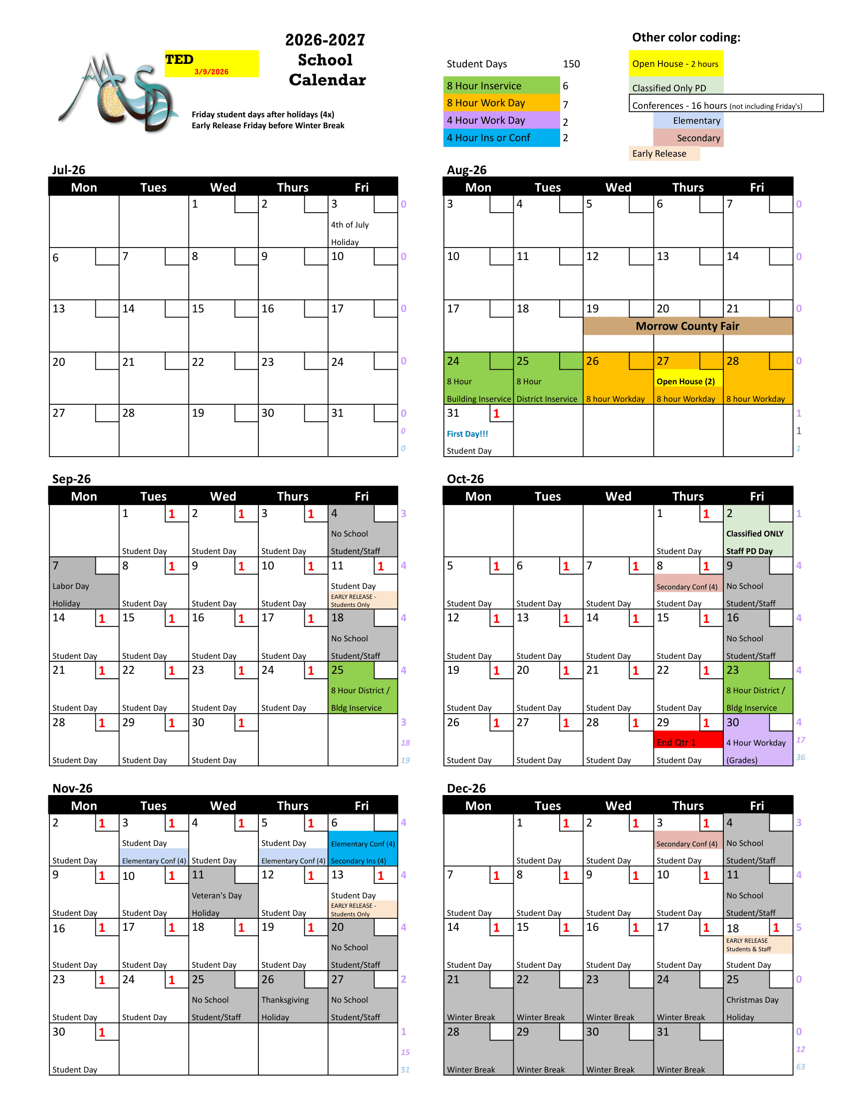 MCSD Calendar 26-27 PDF