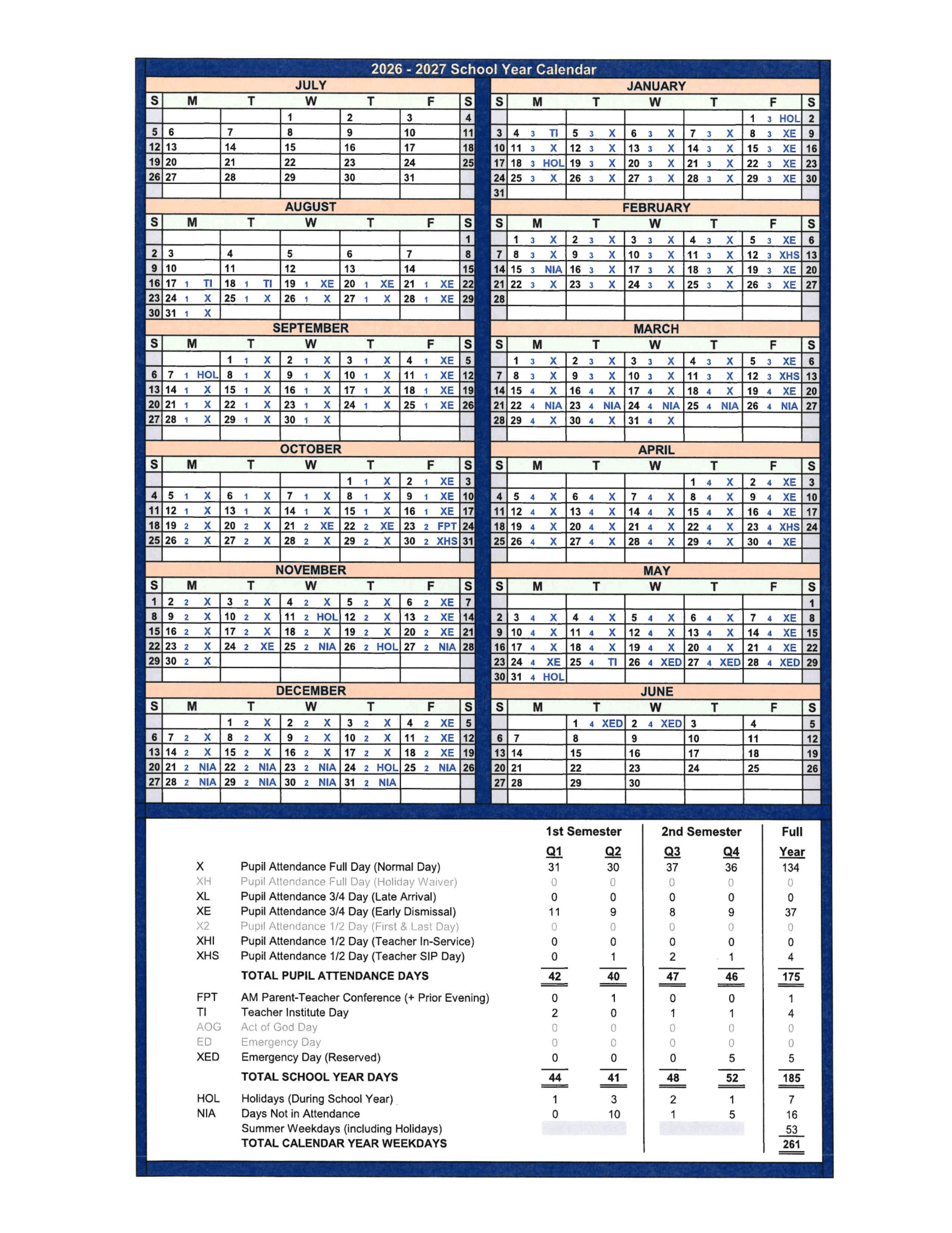 Monmouth-Roseville C.U.S.D. #238 Calendar 26-27 pdf
