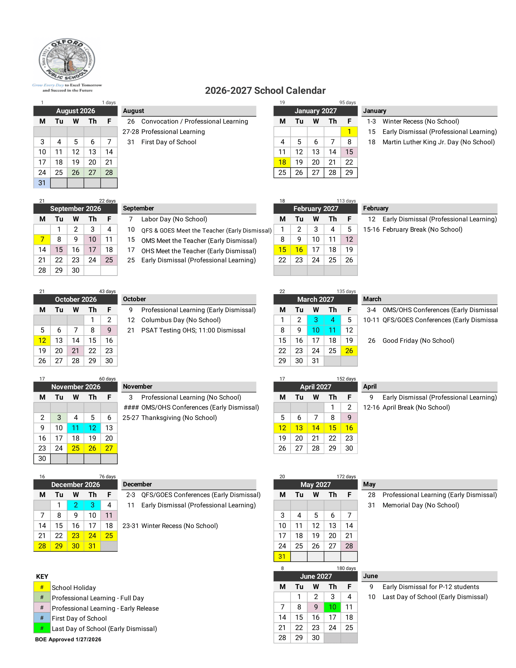 Oxford Public Schools Calendar 26-27 pdf