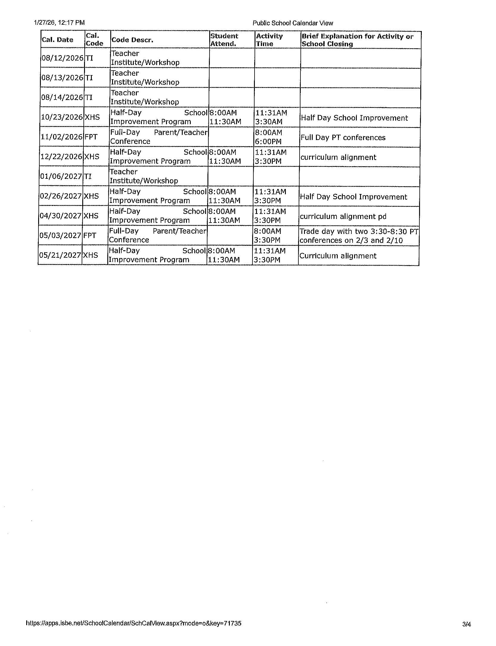 Rochester CUSD 3A Calendar 26-27 pdf
