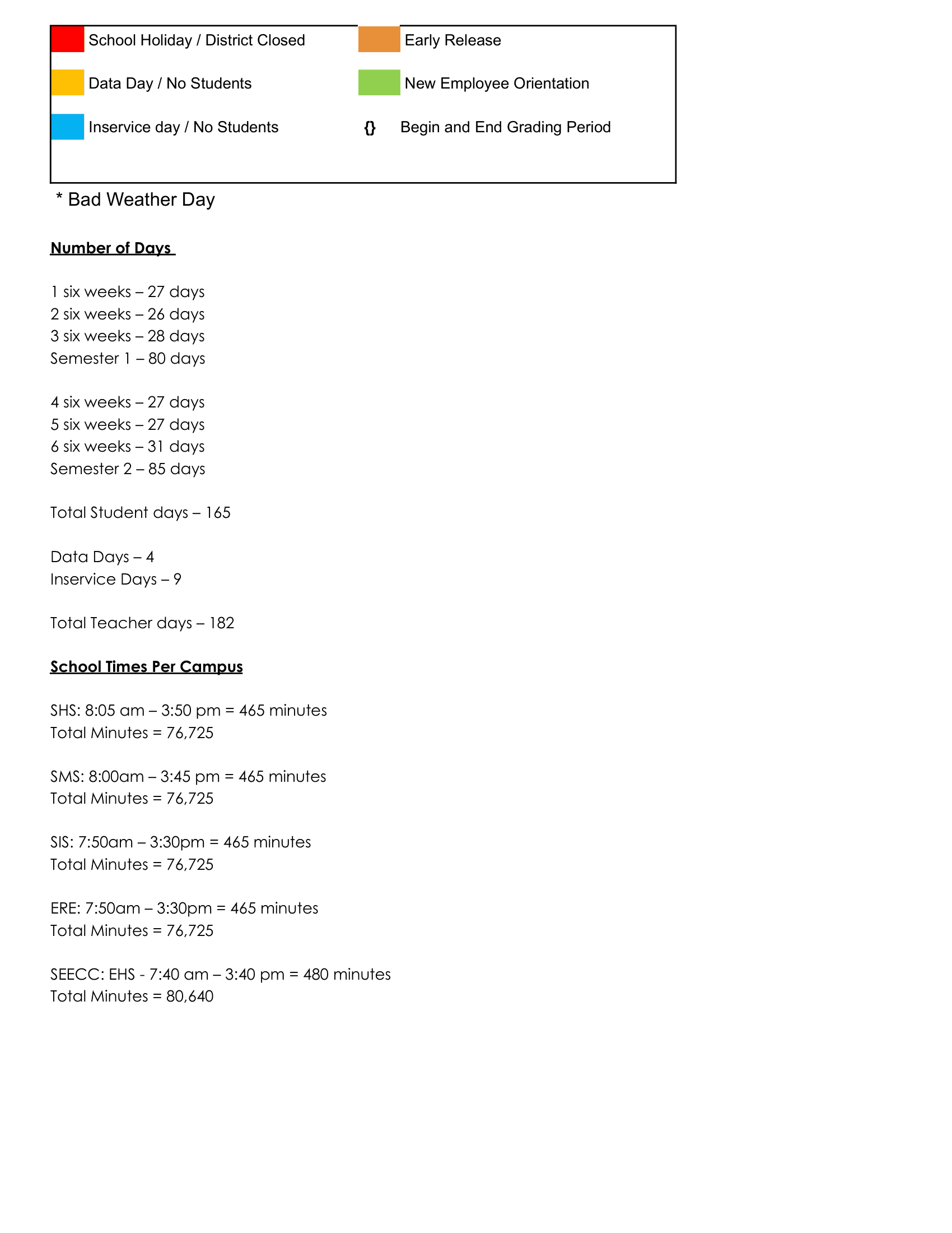Sweetwater ISD Calendar 26-27 pdf
